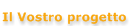 Il Vostro progetto